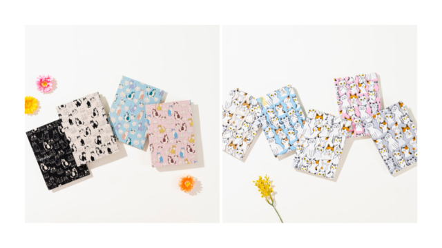 現行ねこ柄ノート