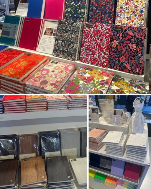 渋谷ロフト様でイベント、新里製本所のノート