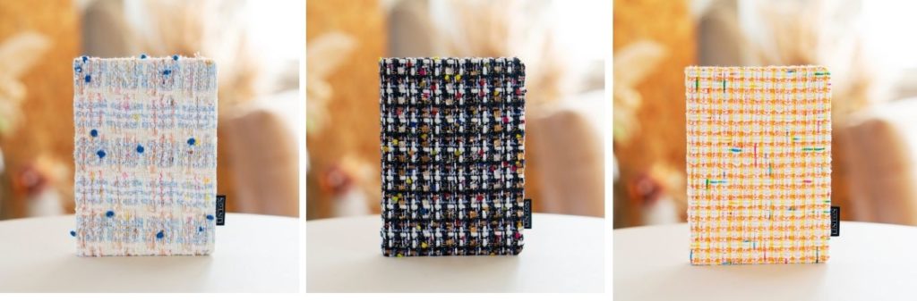 使用している生地はすべて限定生産。まさに一期一会の出会いです。