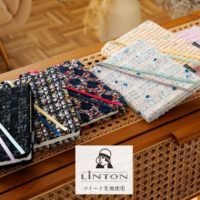 サムネイル：英国リントン社の華やかなツイードを表紙にまとう、ハードカバーノート